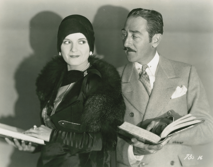 Nora Lane with Adolphe Menjou