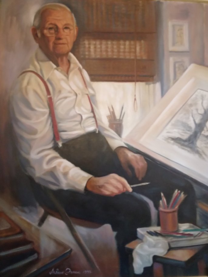 Roscoe Misselhorn by Arlene Green. Courtesy of the Misselhorn Art Gallery