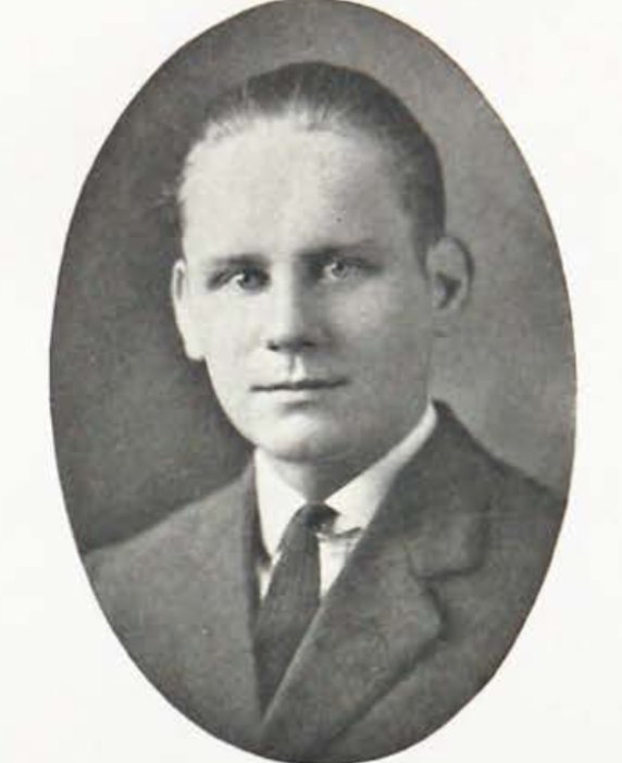 Bill Juergens in the Crimson Rambler, the Carthage College yearbook, 1926